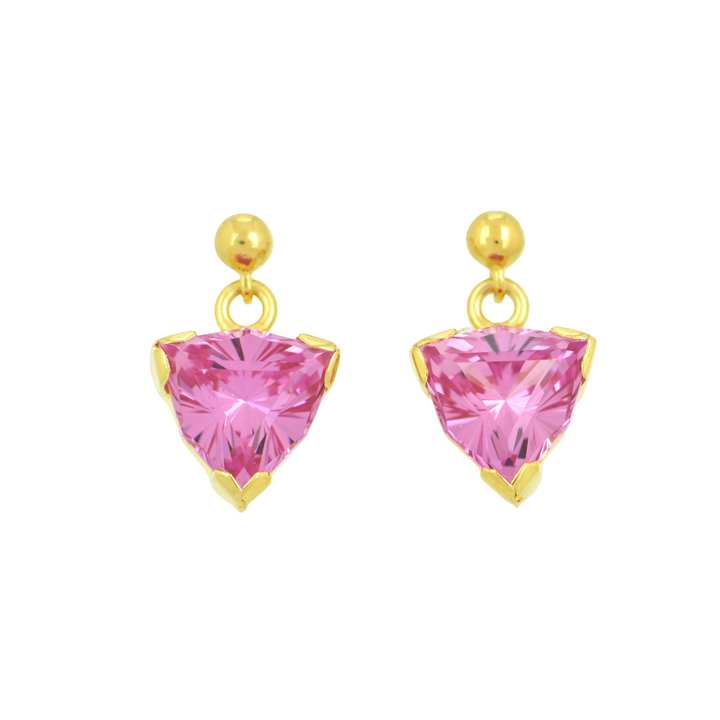 Imperial Pink Sapphire Earrings