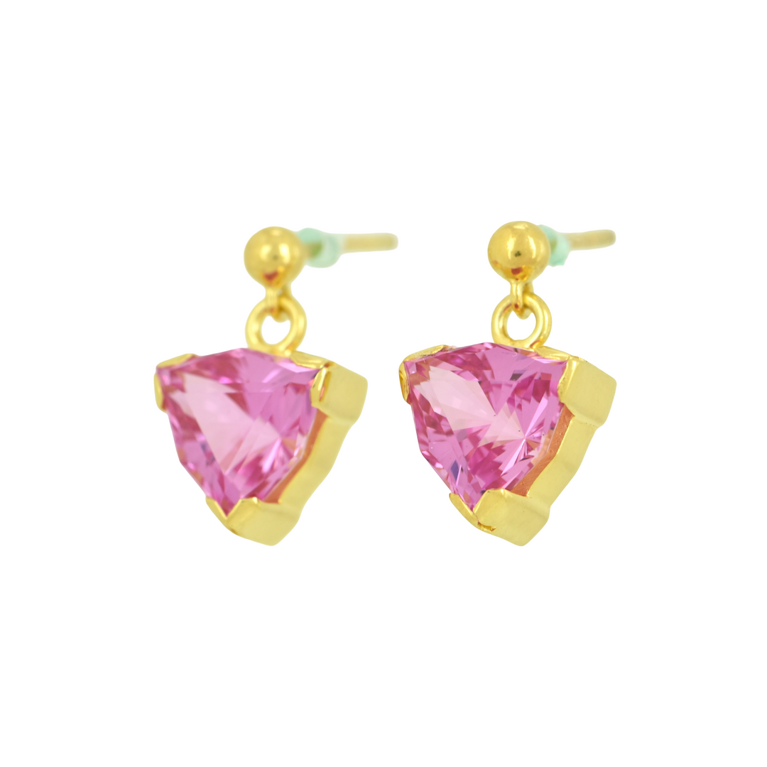 Imperial Pink Sapphire Earrings