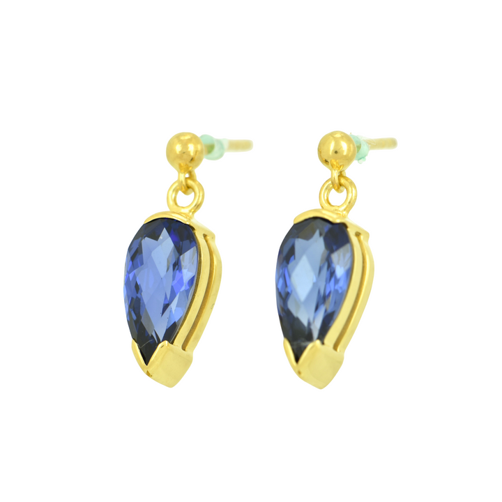 Blue Sapphire Earrings