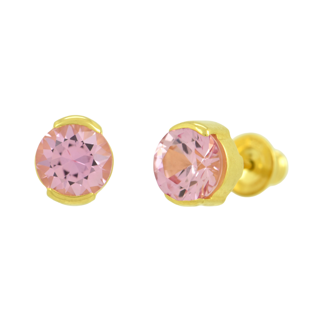 Imperial Pink Sapphire Earrings