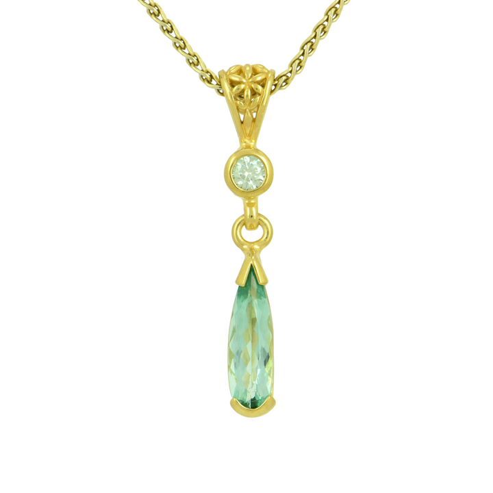 Paraiba Beryl Pendant