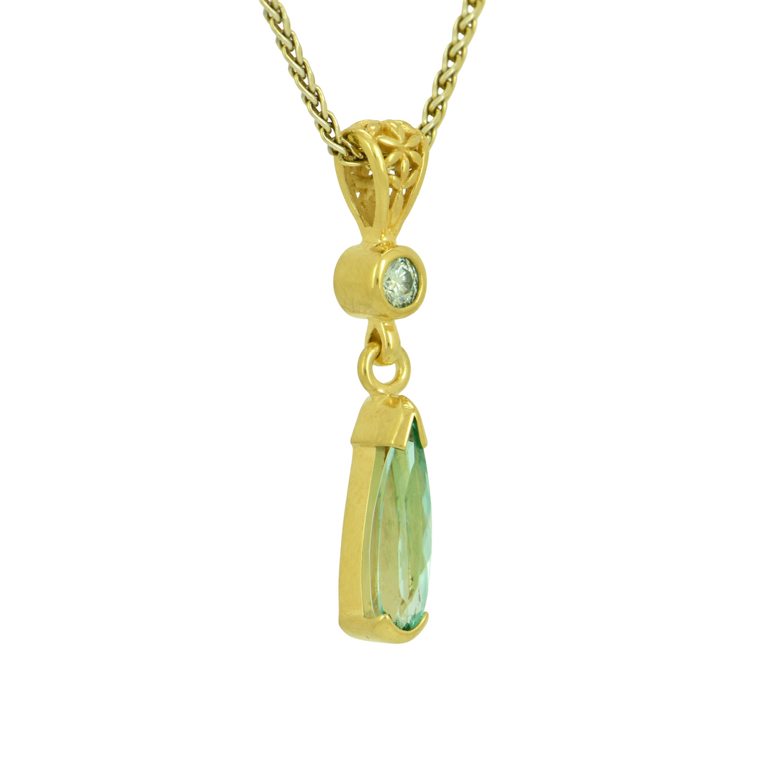 Paraiba Beryl Pendant