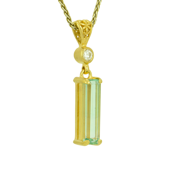 Paraiba Beryl Pendant