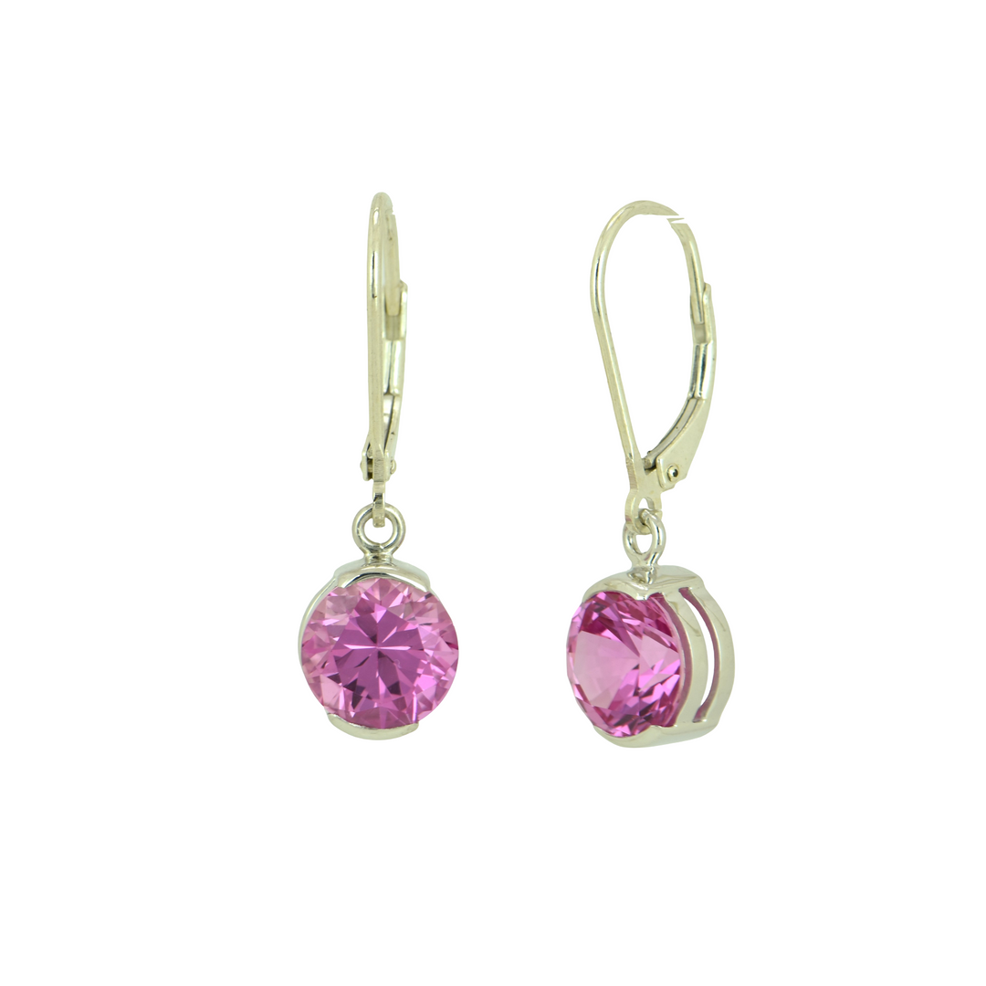 Shasta Pink Sapphire Earrings