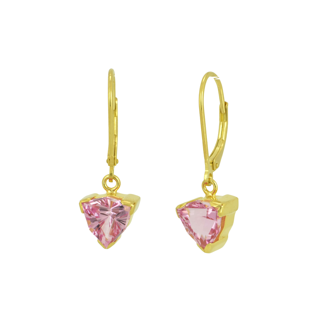Imperial Pink Sapphire Earrings