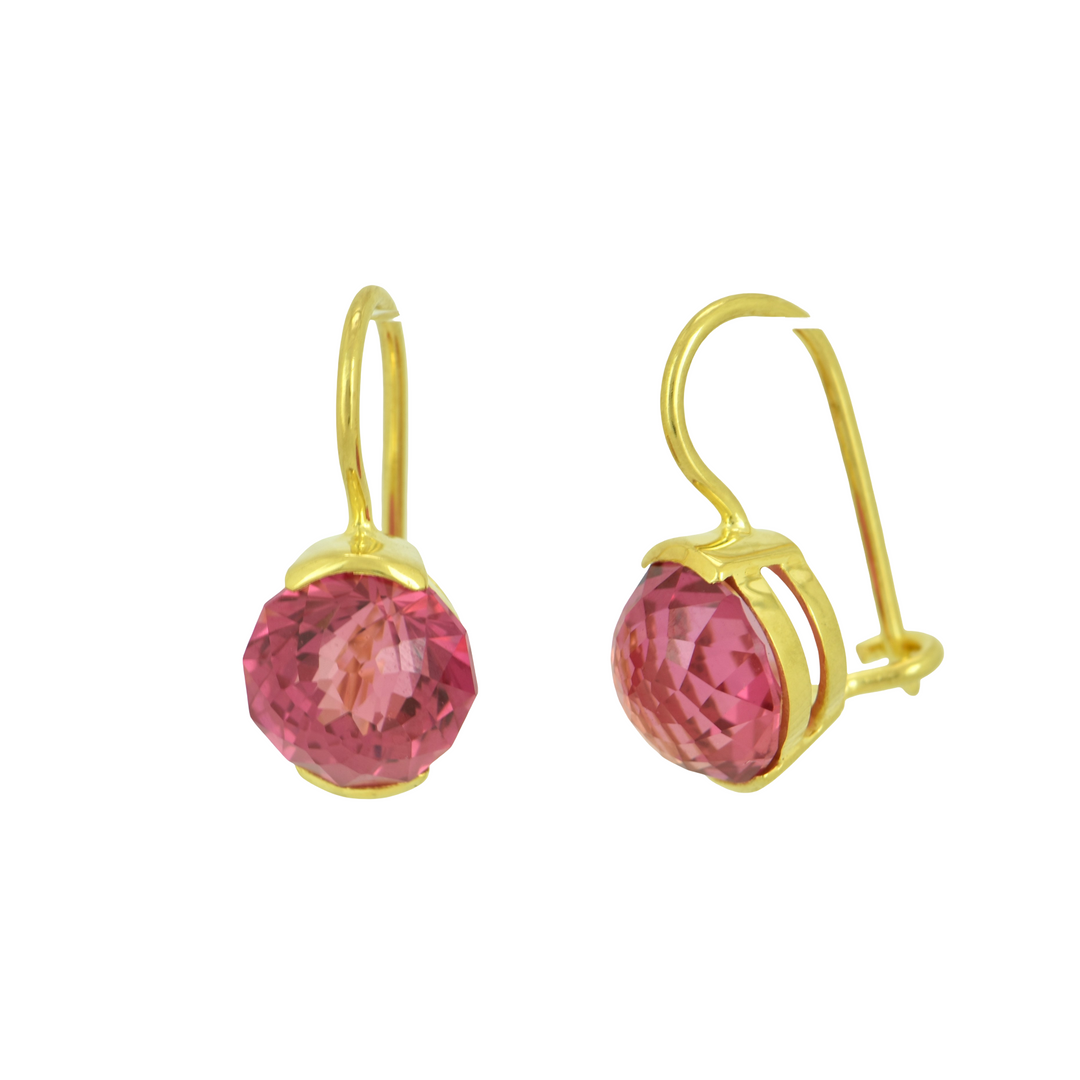 Padparadscha Sapphire Earrings