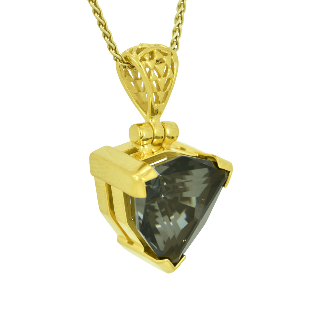 Midnight Mystic Quartz Pendant