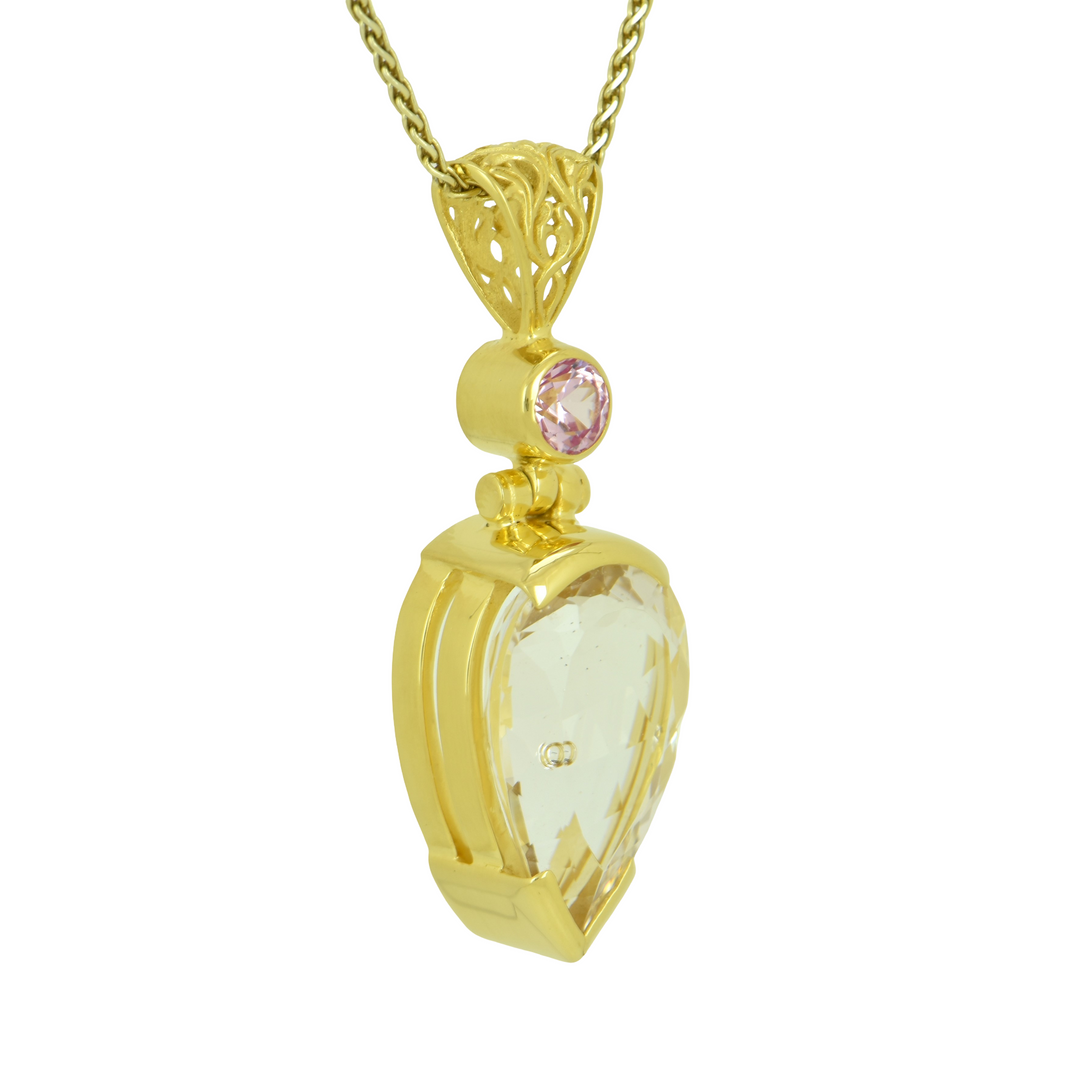 Pink Obsidian Pendant