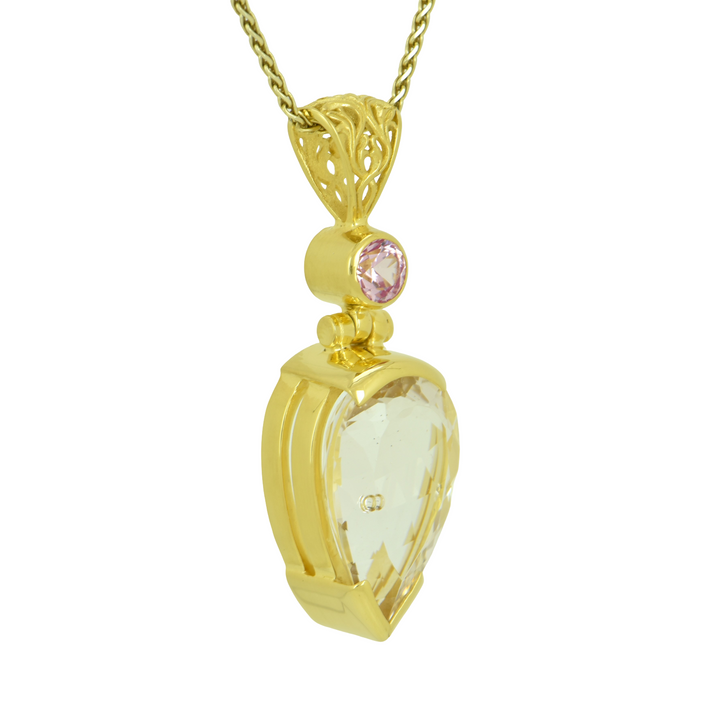 Pink Obsidian Pendant