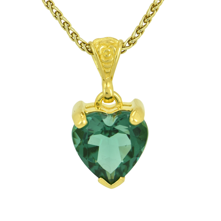 Blue Green Obsidian Pendant