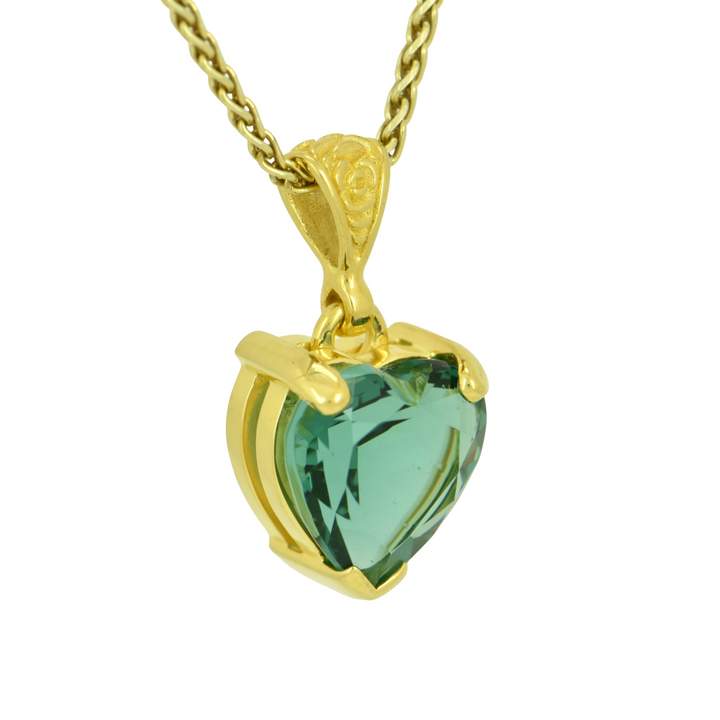 Blue Green Obsidian Pendant