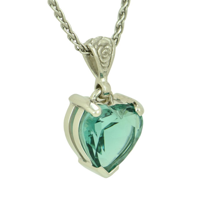Blue Green Obsidian Pendant