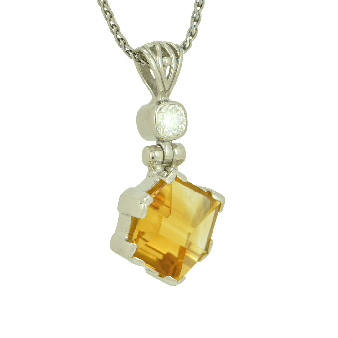 Portal Golden Hydro Quartz Pendant