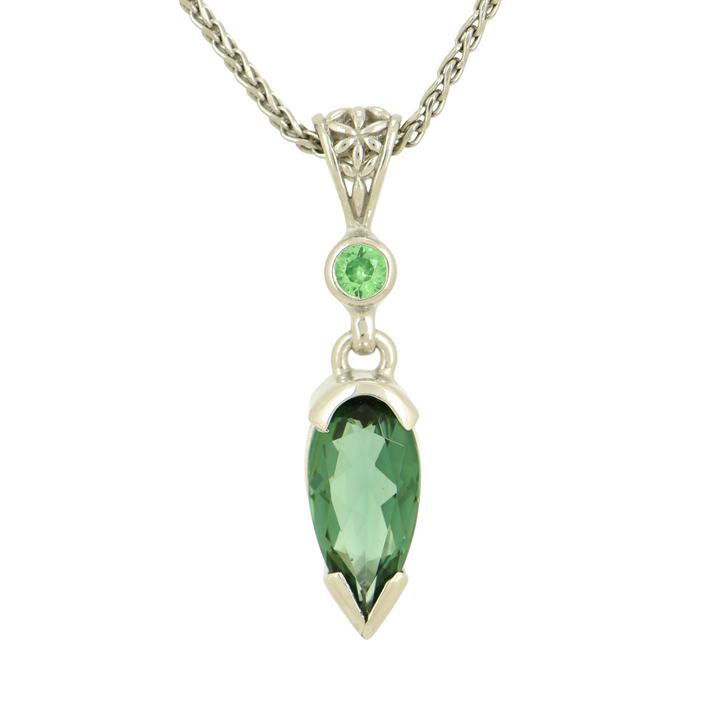 Green Obsidian Pendant