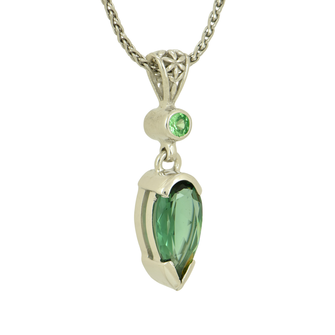 Green Obsidian Pendant