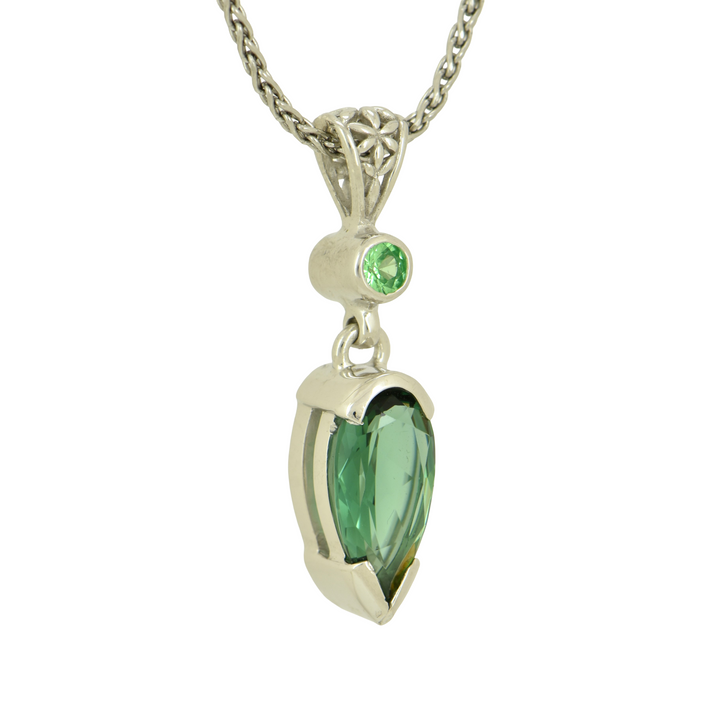 Green Obsidian Pendant