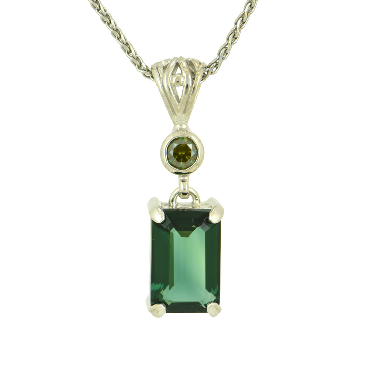 Green Obsidian Pendant