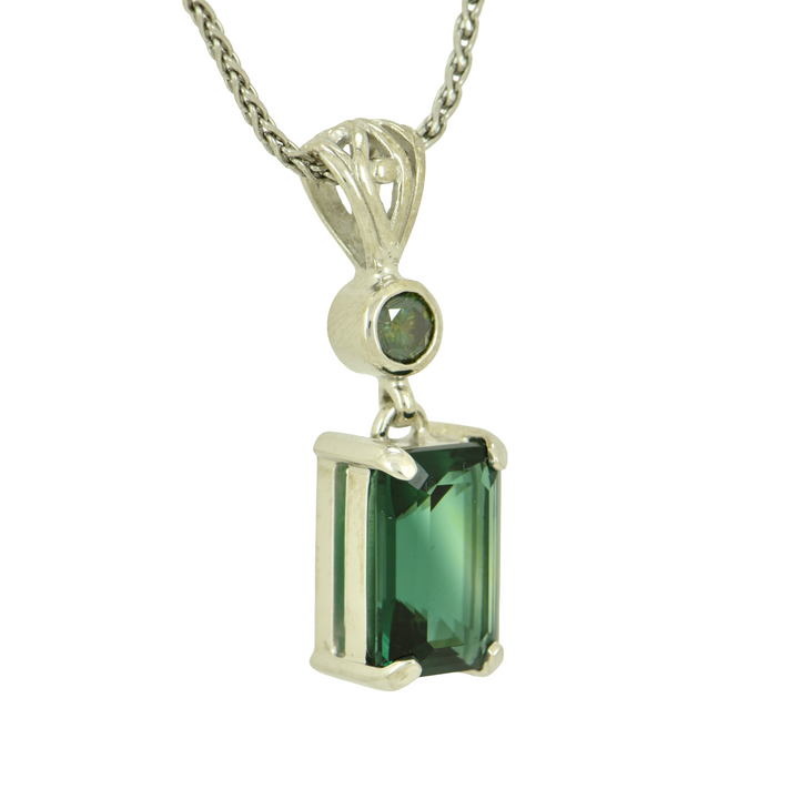Green Obsidian Pendant