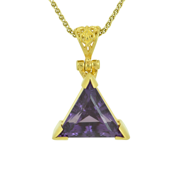 Alexandrite Effect Sapphire Pendant