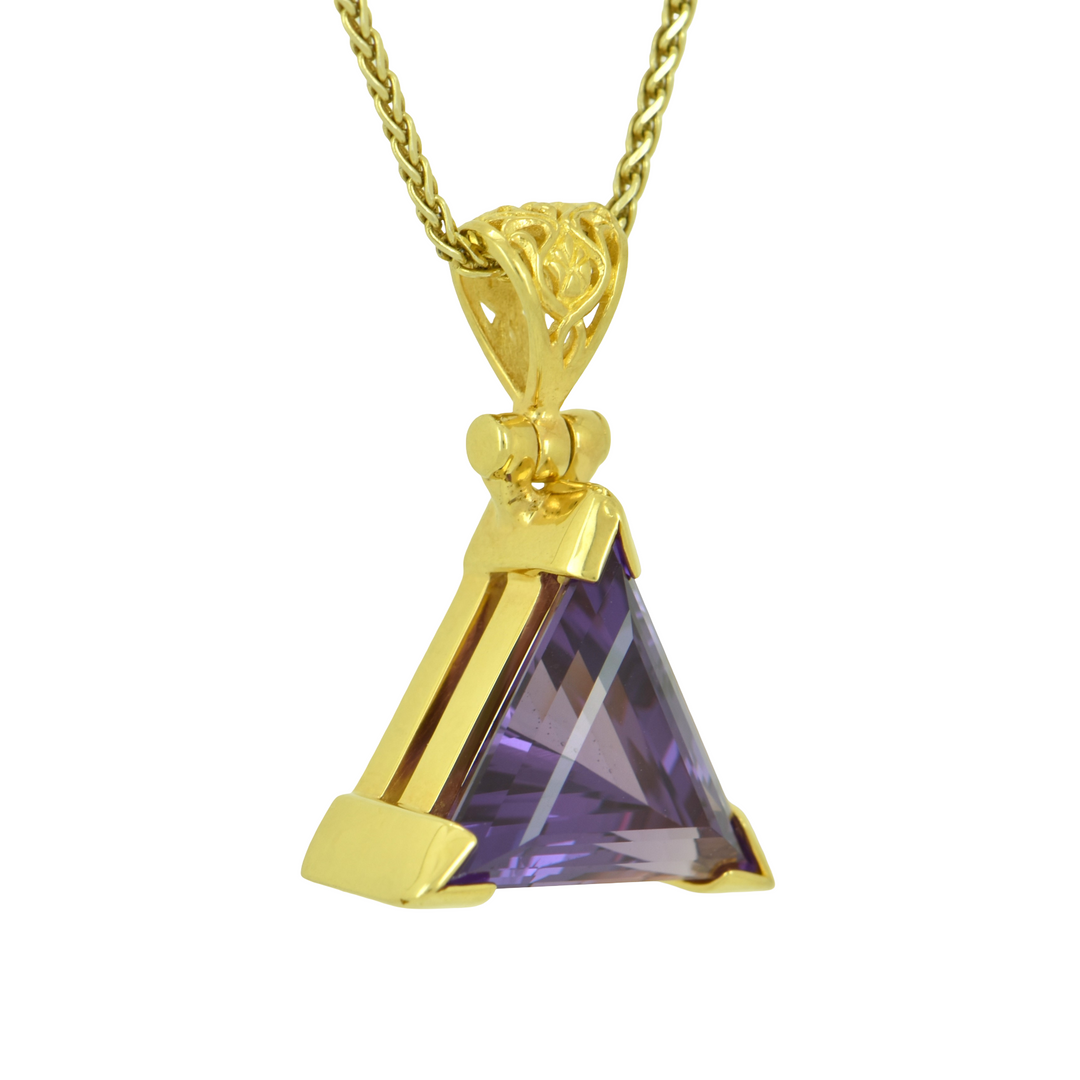 Alexandrite Effect Sapphire Pendant
