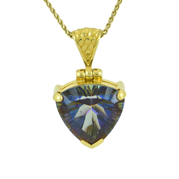 Indigo Warrior Mystic Quartz Pendant