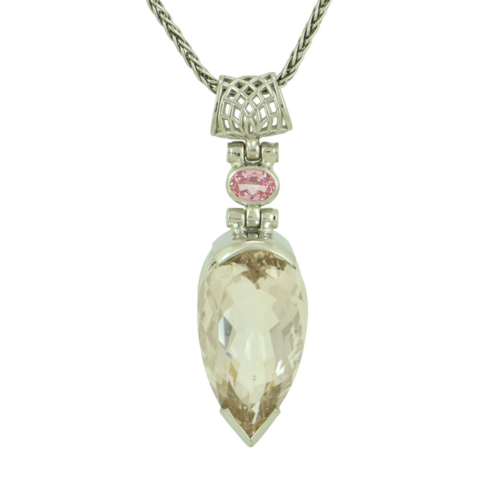 Pink Obsidian Pendant