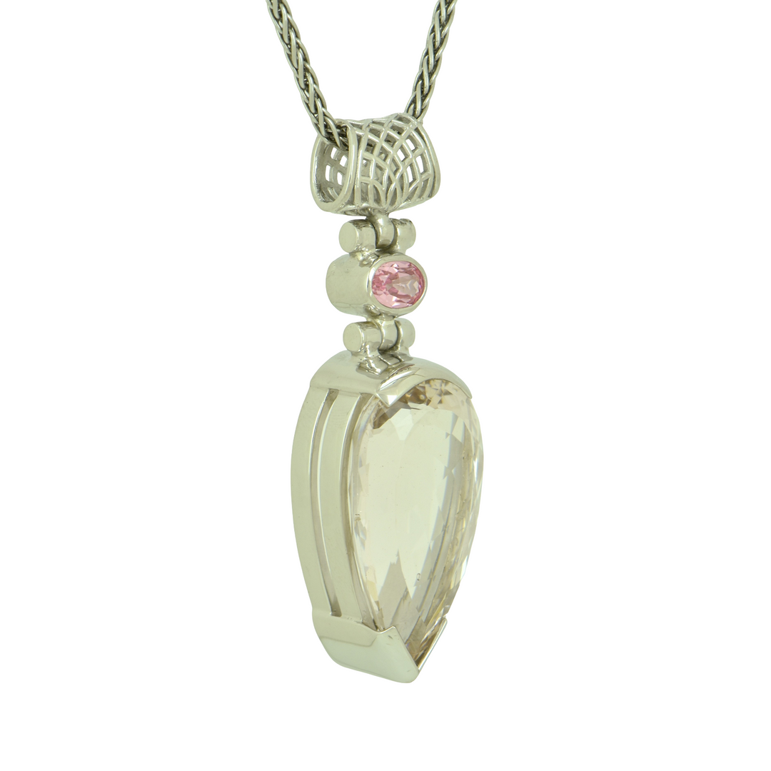 Pink Obsidian Pendant
