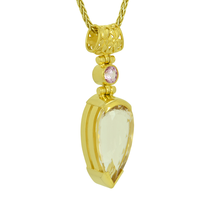 Pink Obsidian Pendant
