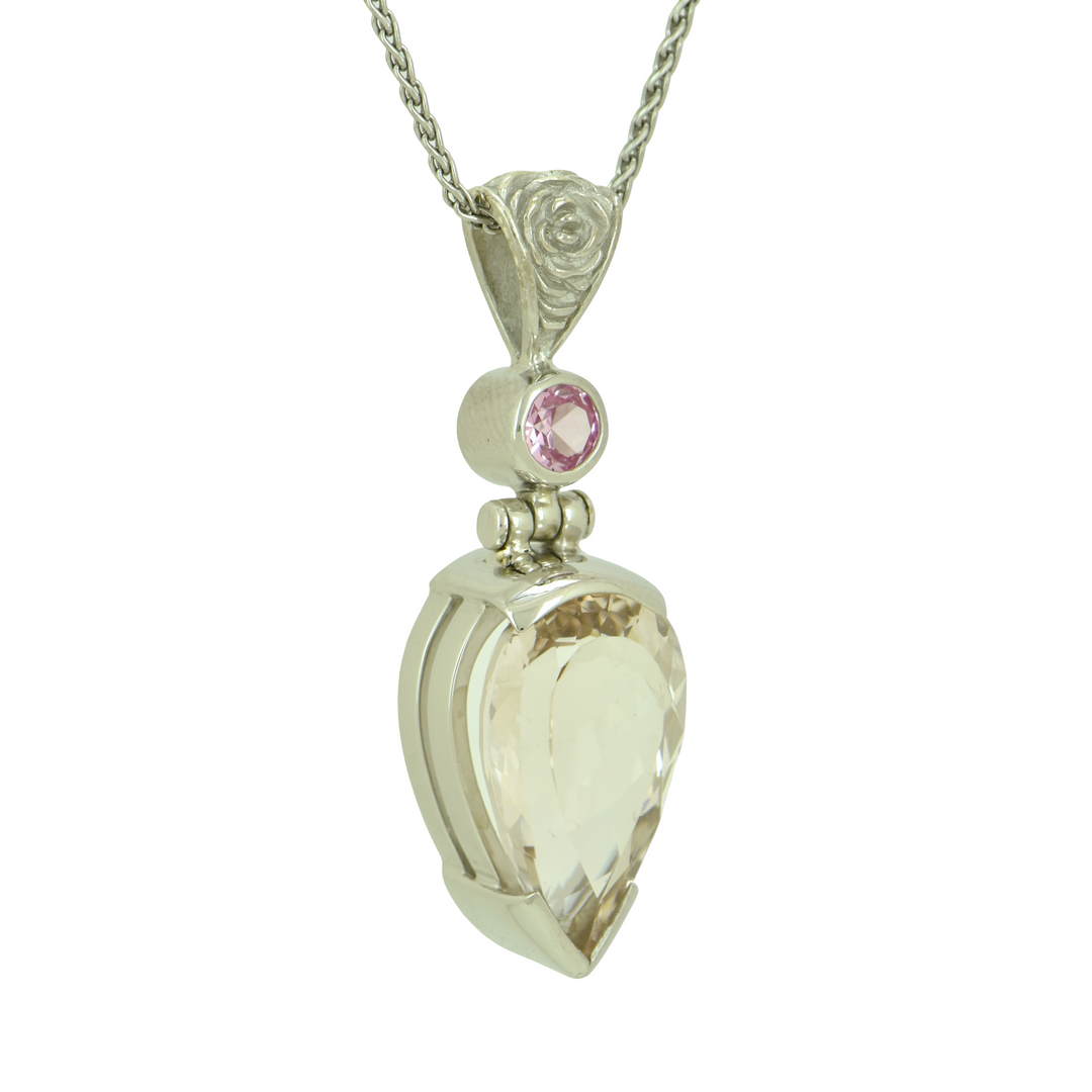 Pink Obsidian Pendant