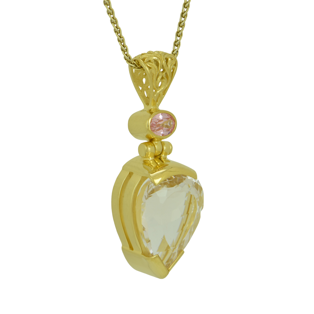 Pink Obsidian Pendant