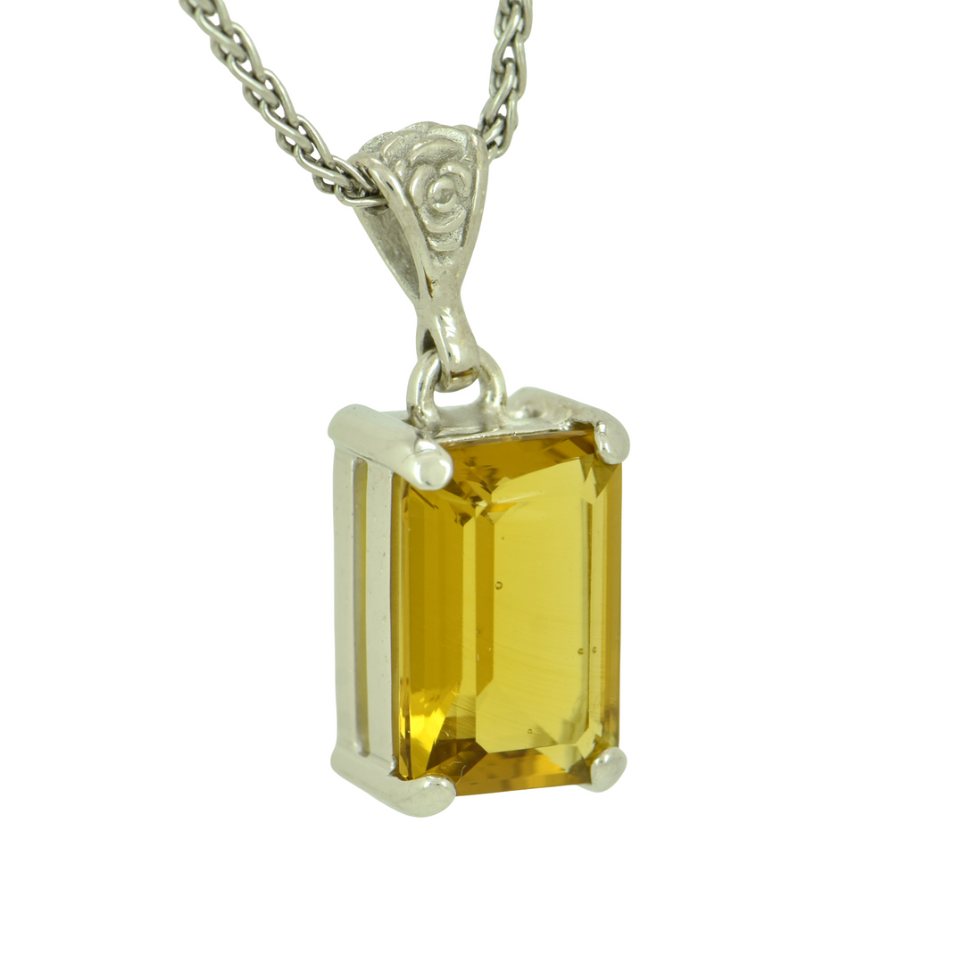 Golden Obsidian Pendant