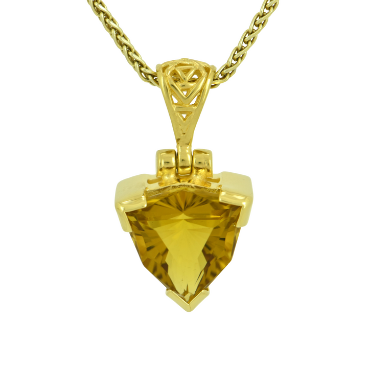 Golden Obsidian Pendant