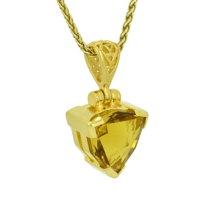 Golden Obsidian Pendant