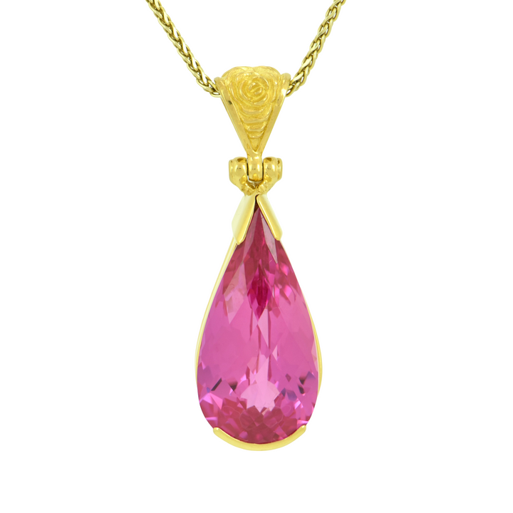 Shasta Pink Sapphire Pendant