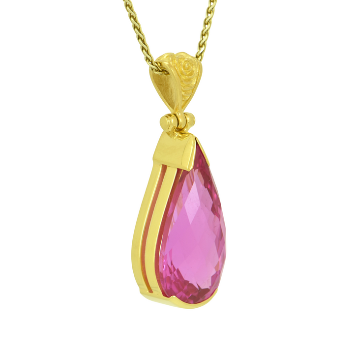 Shasta Pink Sapphire Pendant