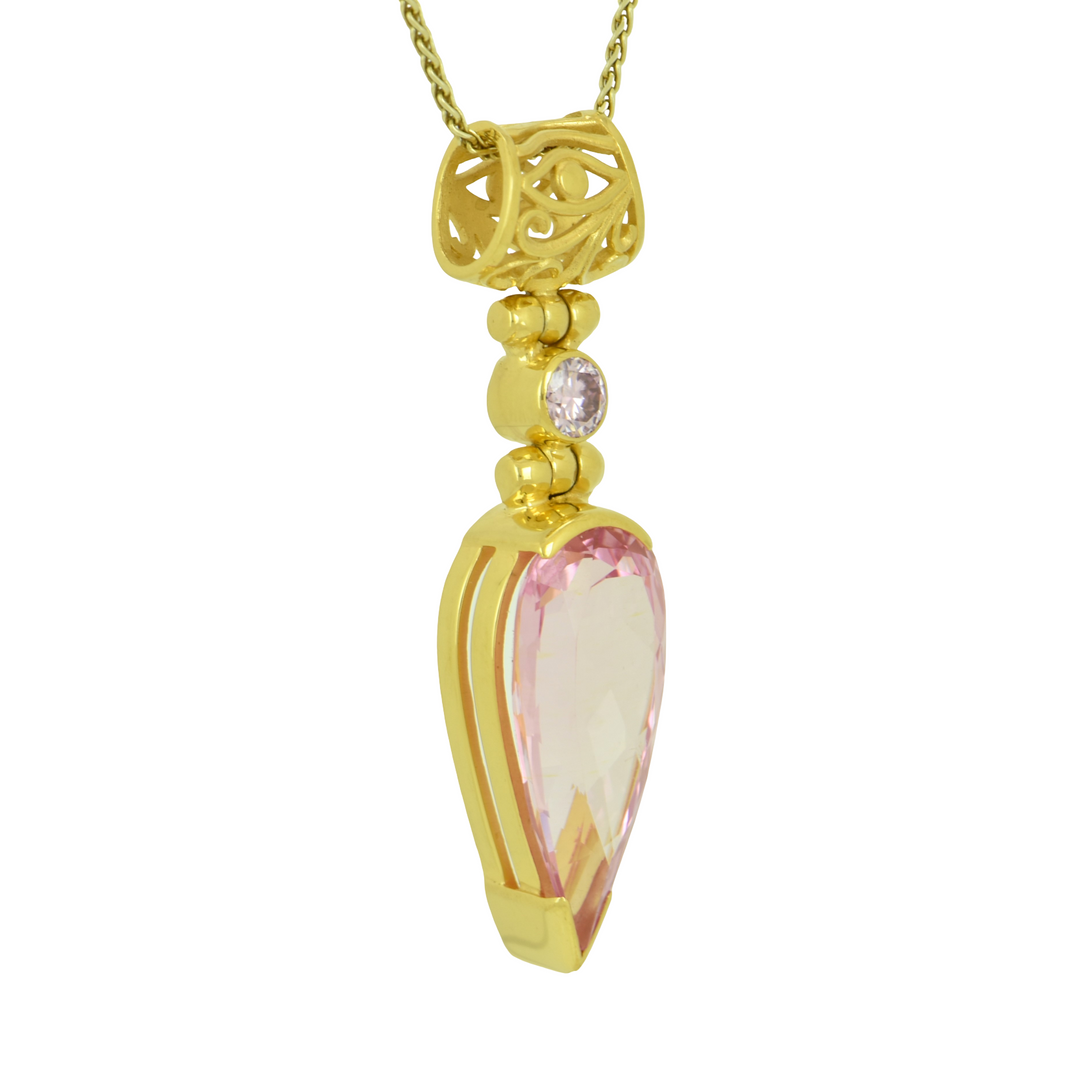 Imperial Pink Sapphire Pendant