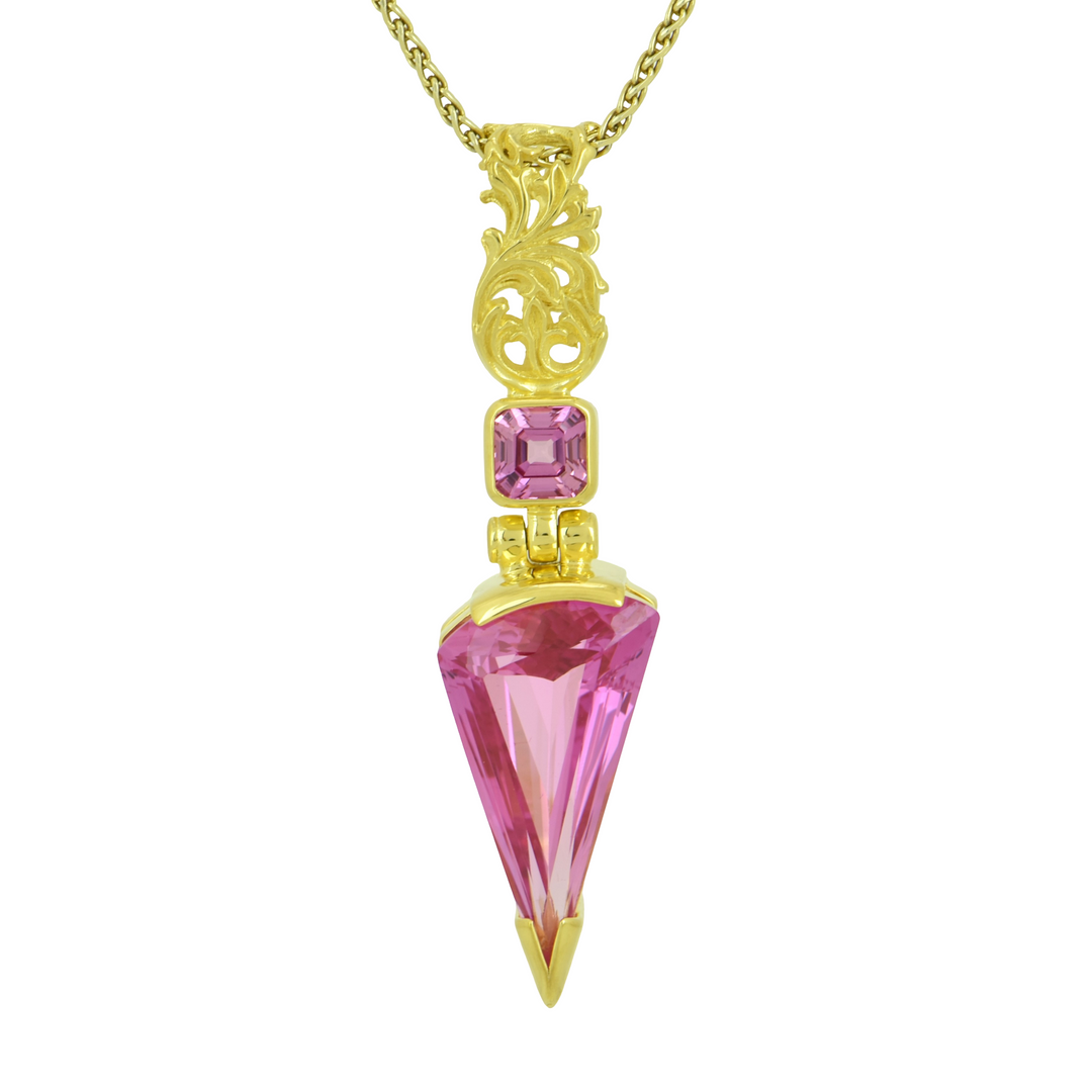 Imperial Pink Sapphire Pendant