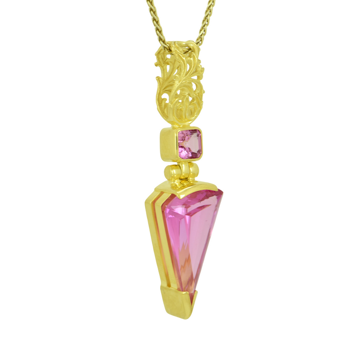 Imperial Pink Sapphire Pendant