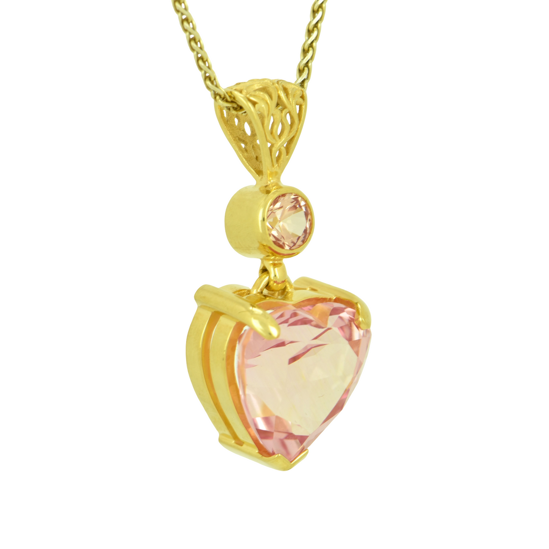 Imperial Pink Sapphire Pendant