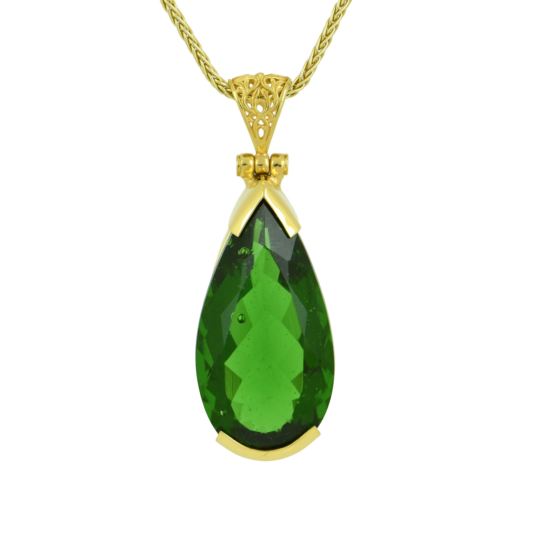 Green Obsidian Pendant