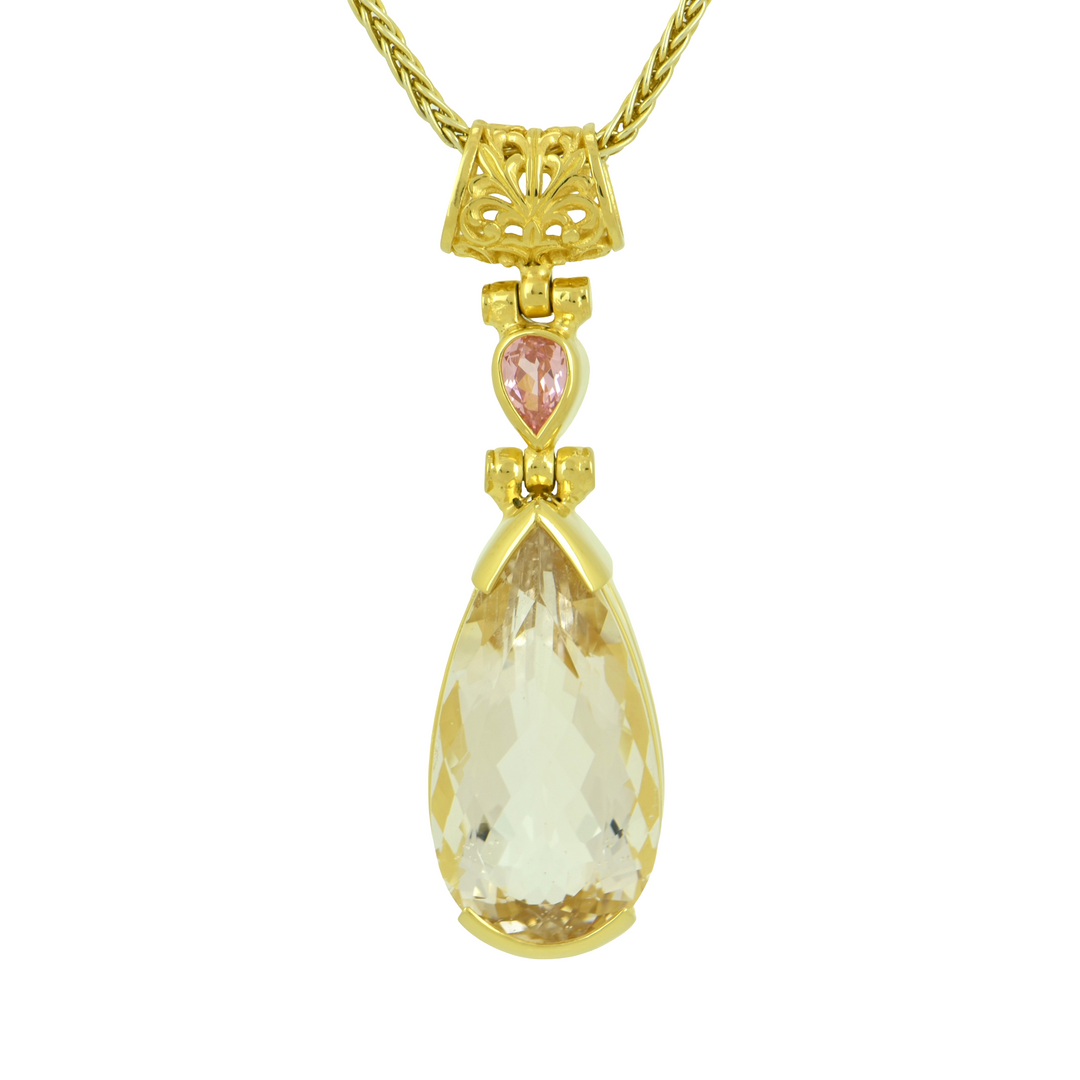 Pink Obsidian Pendant