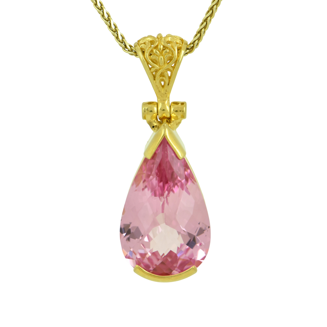 Imperial Pink Sapphire Pendant