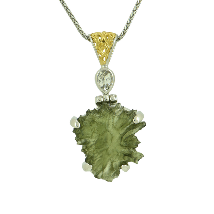Besednice Moldavite Pendant