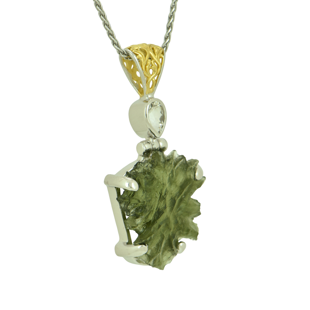Besednice Moldavite Pendant
