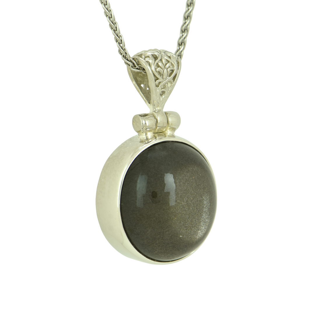 Black Moonstone Pendant