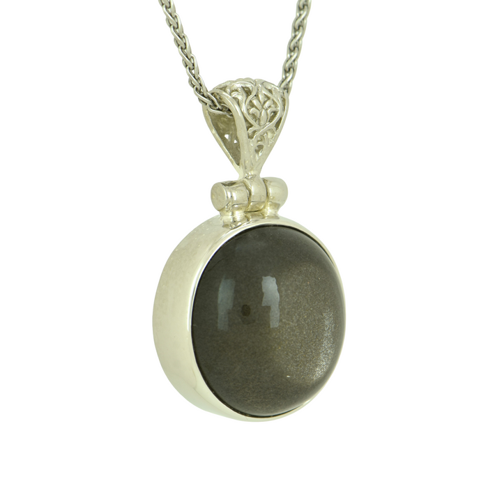 Black Moonstone Pendant