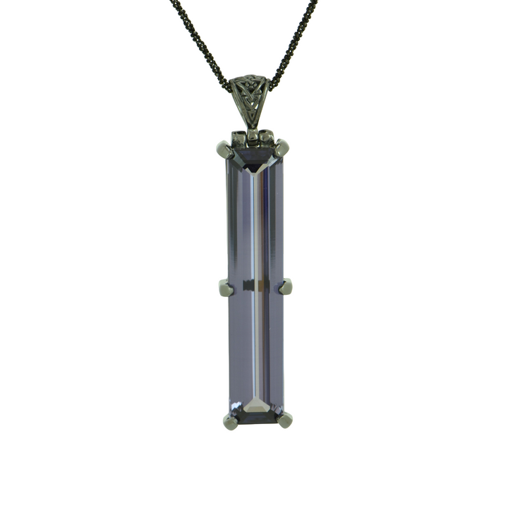 Alexandrite Effect Sapphire Pendant