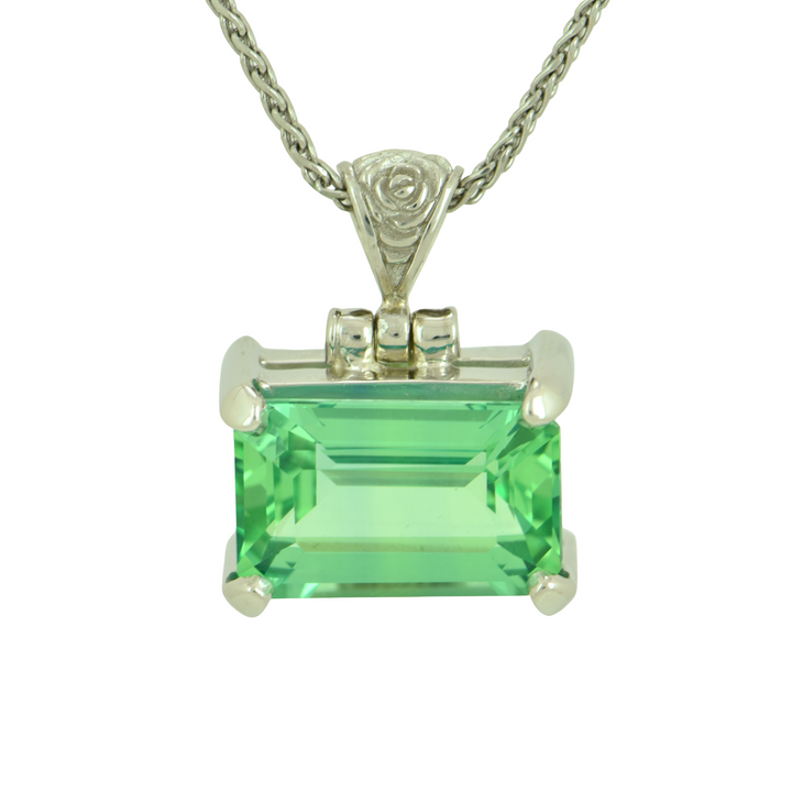 Green Sapphire Pendant