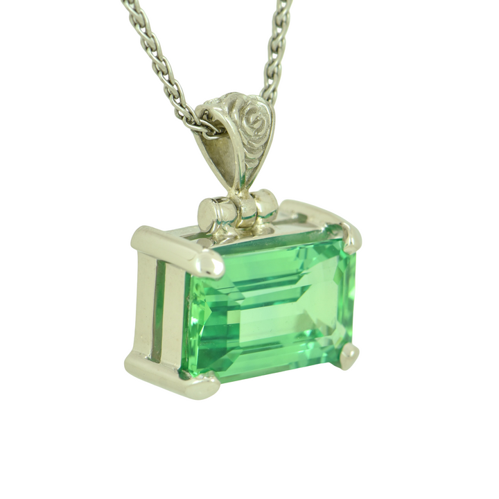 Green Sapphire Pendant