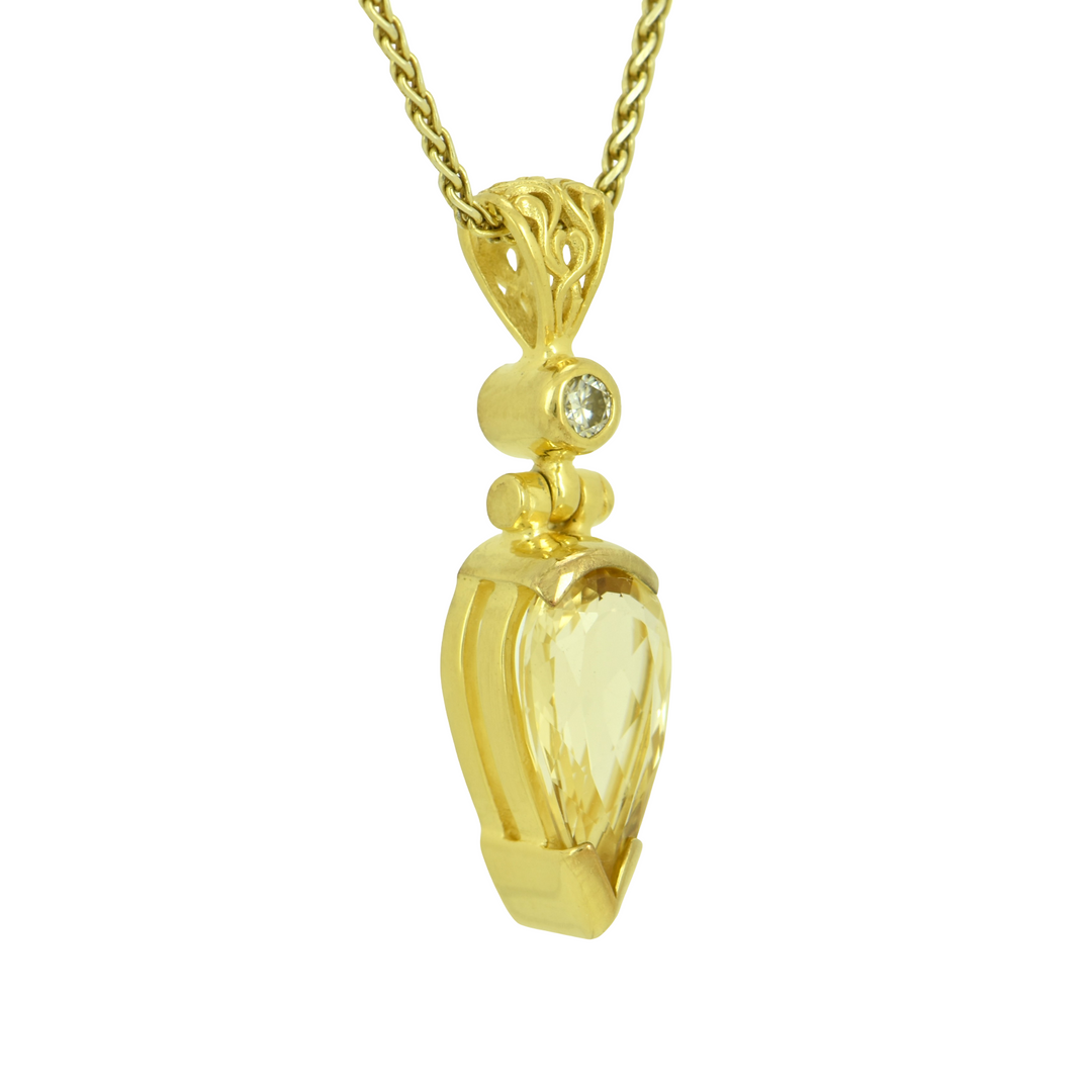 Golden Beryl Pendant